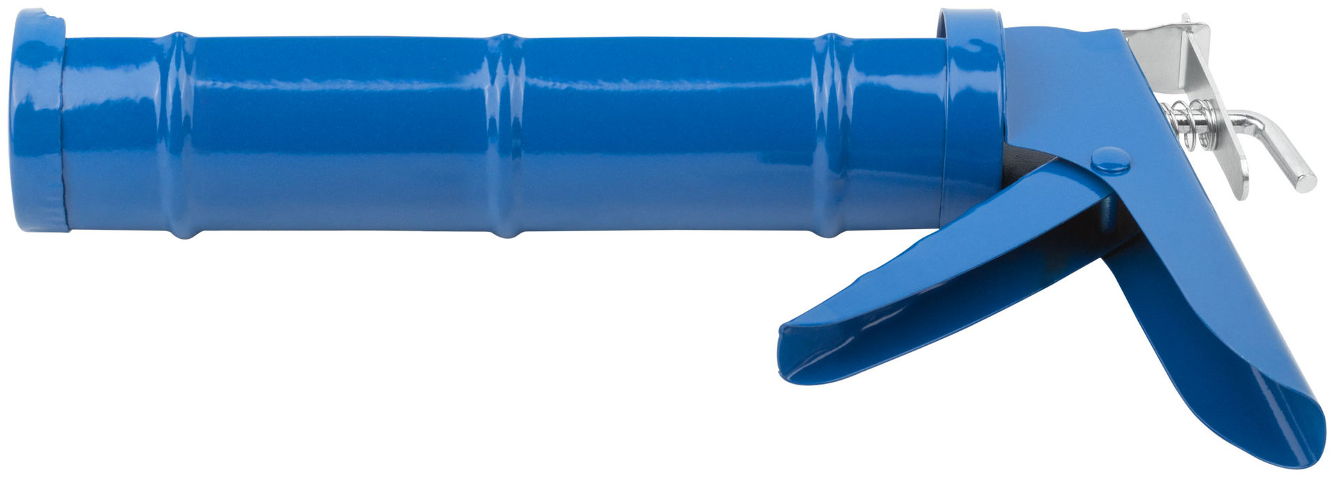 Пистолет для герметика 225 мм полукорпусной, гладкий шток (14209)
