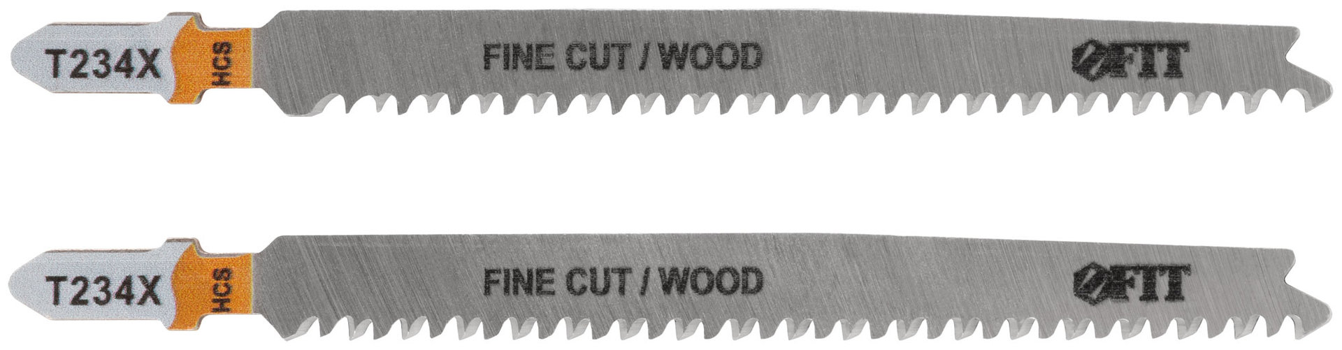 Полотна по дереву, HCS, шлифованные под свободным углом зубья, 116/91 мм, переменный шаг (T234X), 2 шт. (40904)