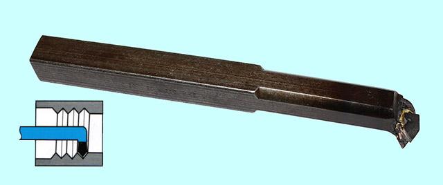 Резец Резьбовой 16х16х180 ВК8 для внутренней резьбы левый DIN 283-60 CNIC