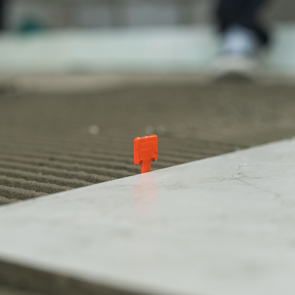 Система выравнивания плитки СВП - комплект: зажим + клин 250/250 шт Сибртех (88075)