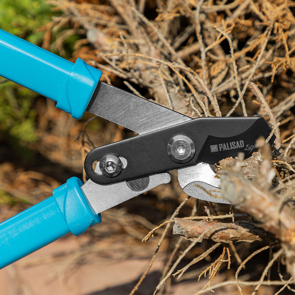 Сучкорез прямого реза, 610 мм, двухрычажный механизм, двухкомпонентные рукоятки, LUXE Palisad (605987)