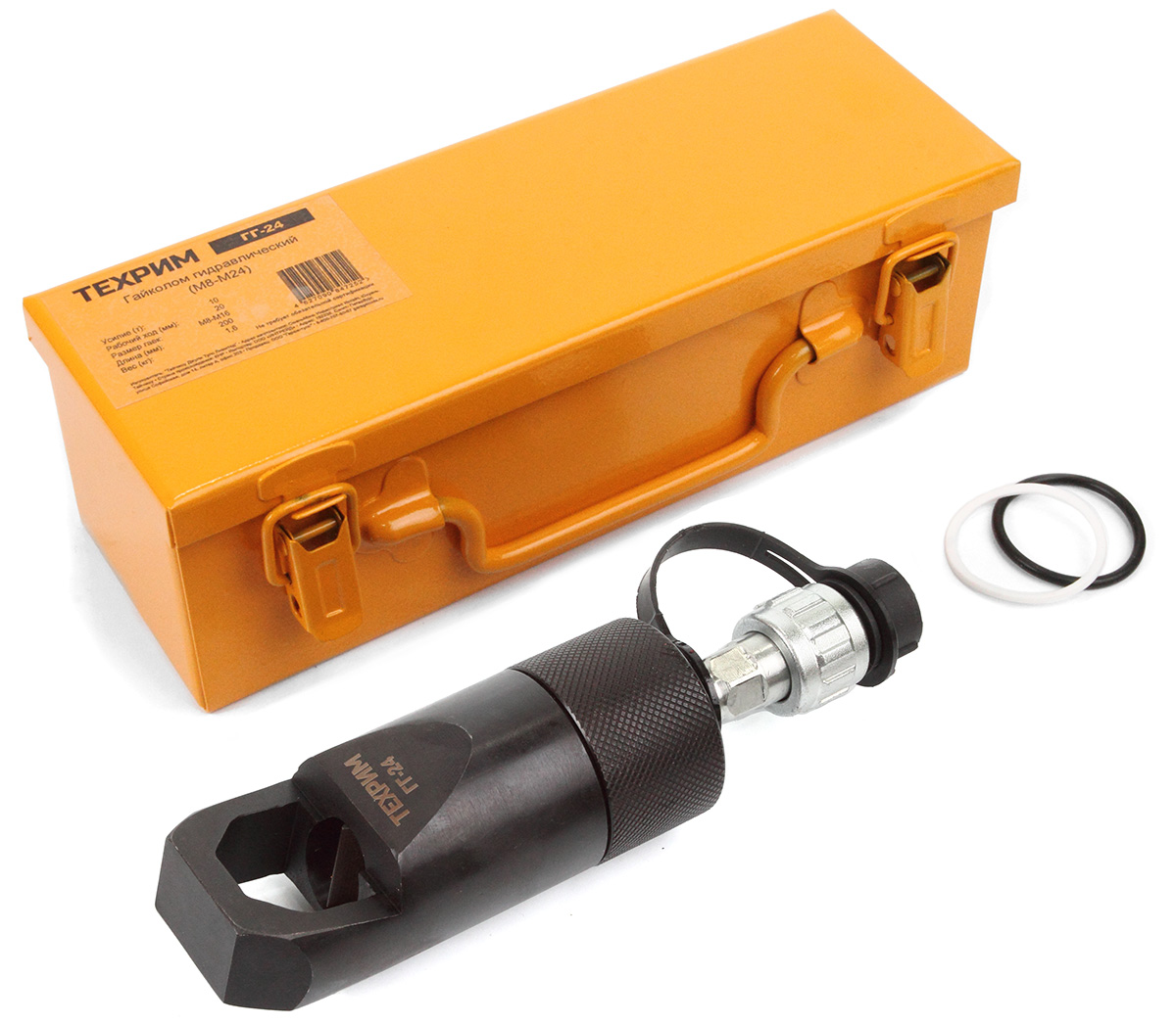 Гайколом гидравлический без насоса для гаек 8-24 мм 10 т серия 814510 ТЕХРИМ ГГ-24