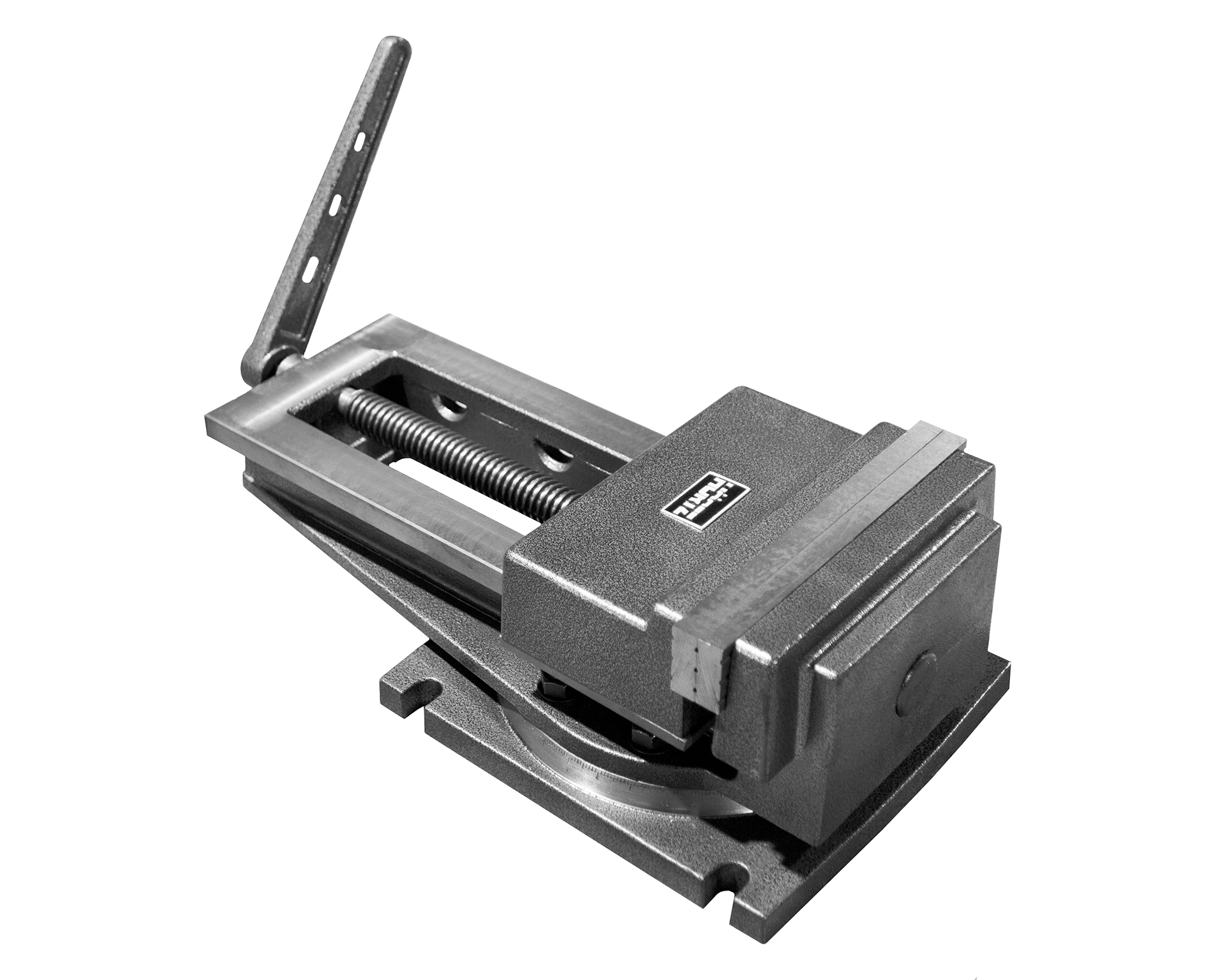 Тиски станочные чугунные поворотные 200 HORTZ