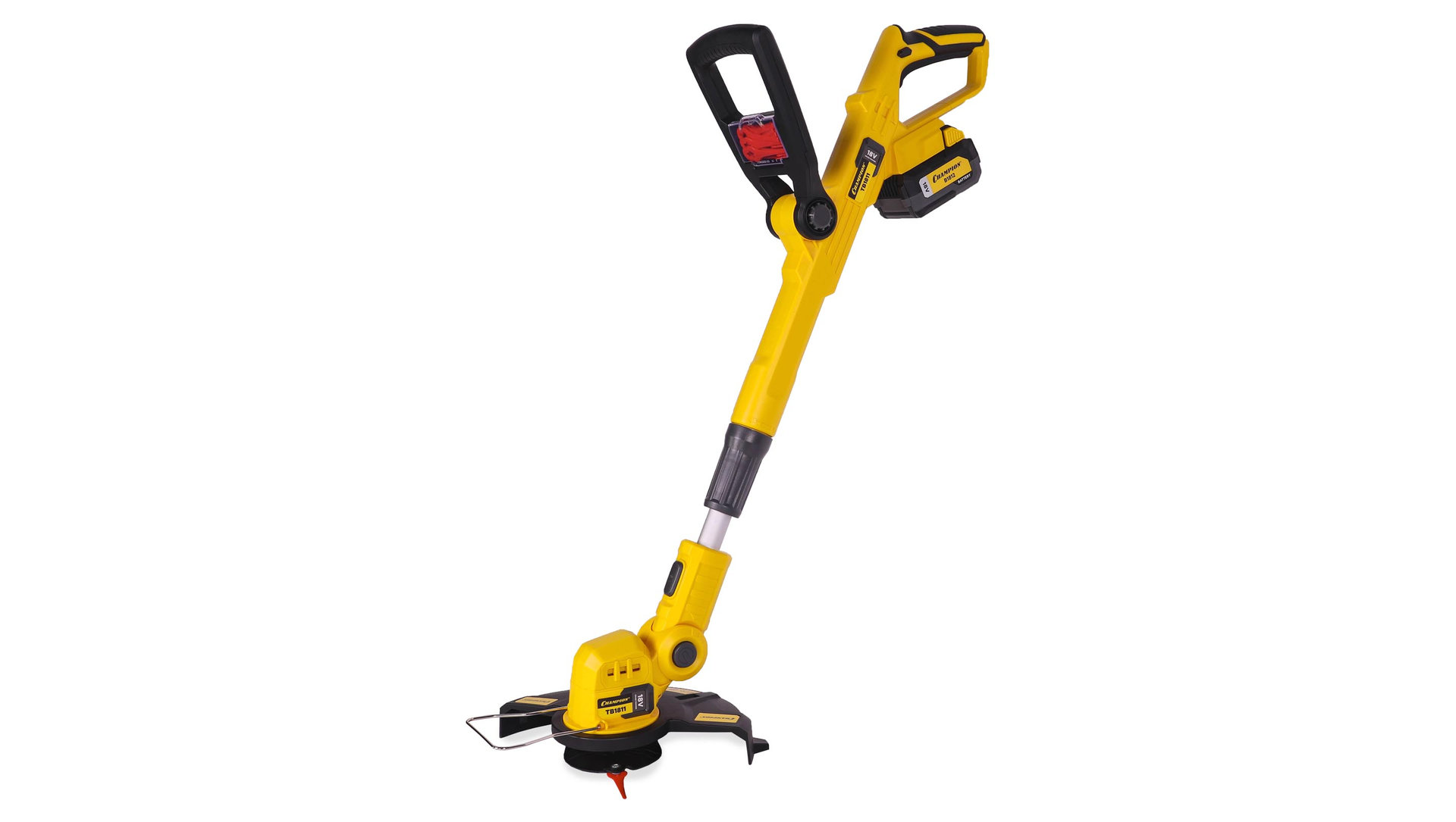Триммер аккумуляторный CHAMPION TB1811 (18В4Ач Li-ion1,8кг50мин250мм1,8мм9000об/мин +АКБ( 2Ач)иЗУ) (TB1821)