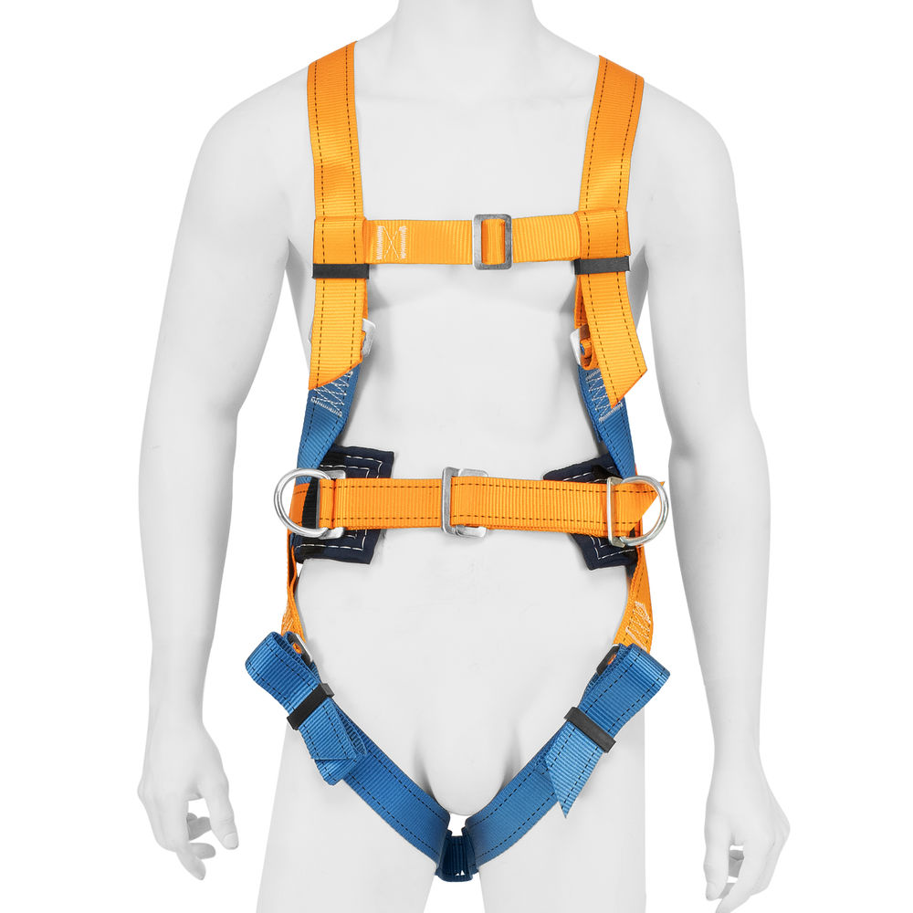 Удерживающе-страховочная привязь, модель УСП II, наплечные и набедренные лямки, высокий кушак Сибртех (89507)
