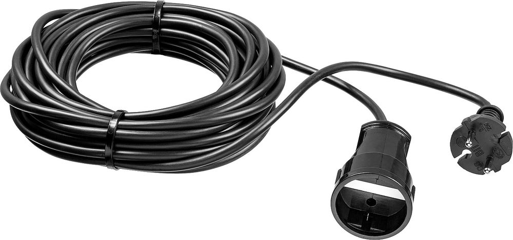 Удлинитель-шнур ПВС 207-Ш 10 м 2200 Вт 1 гнездо ПВС 2х0,75 мм2 ЗУБР 55023-10