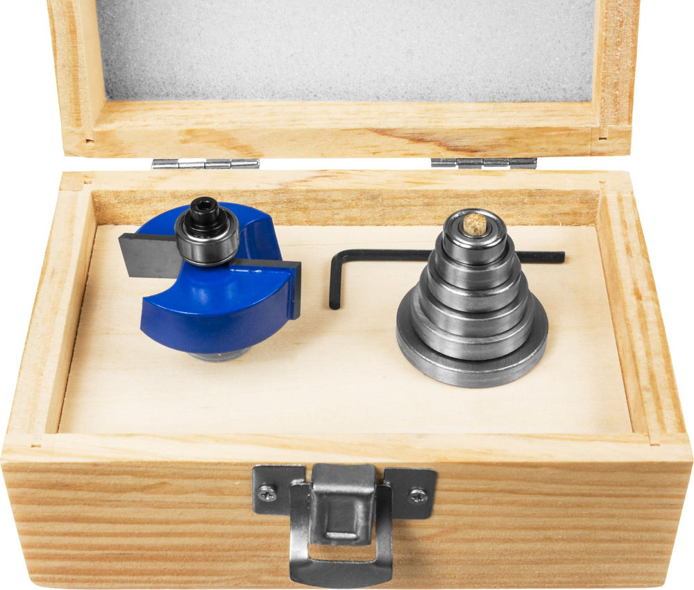 Фреза четвертная фальцевая 38.1?13 мм с подшипниками хвостовик 12 мм ЗУБР Профессионал 28759-38.1-H6