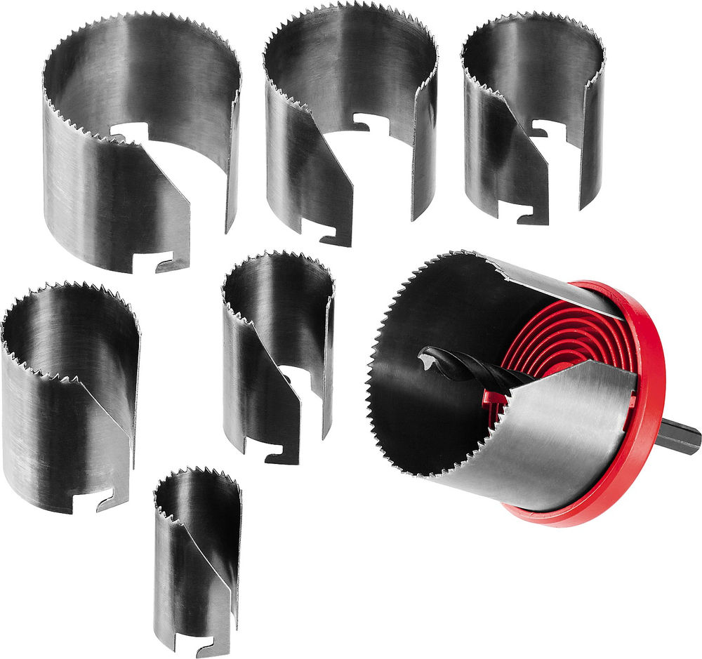 Пила кольцевая наборная по дереву 7 шт (26-32-38-45-50-56-63 х 42 мм) ЗУБР 29593-H7-42
