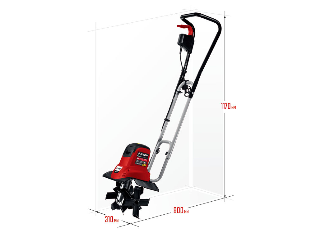 Культиватор электрический 900 Вт ЗУБР ККД-900