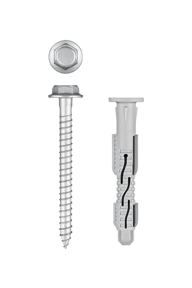Дюбель фасадный ФД-Ц 10 x 80 мм, нейлон/цинк, 50 шт ЗУБР 301455-080