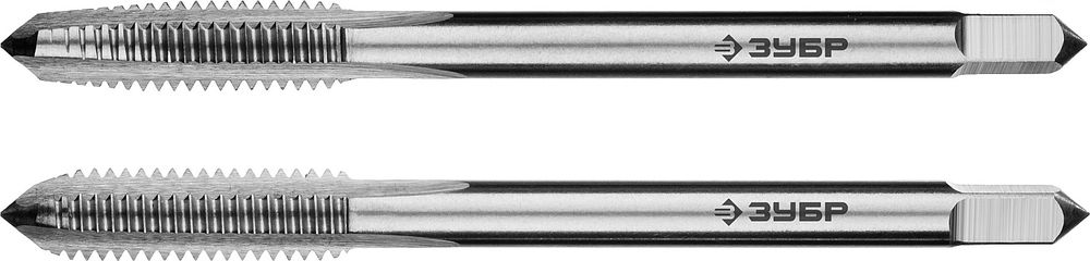 Комплект машинно-ручных метчиков сталь Р6М5 Профессионал ЗУБР М6 x 1.0 мм 4-28007-06-1.0-H2