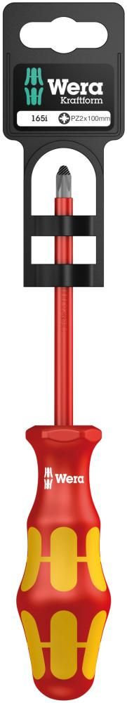 165 i PZ VDE SB Отвёртка диэлектрическая крестовая, PZ 2 x 100 мм (WE-100016)