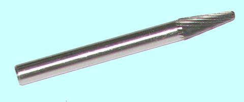 Борфреза тв.спл. сфероконич.d 5х13х3х40 14° 1,0 спиральная насечка (L05 13М03) CNIC