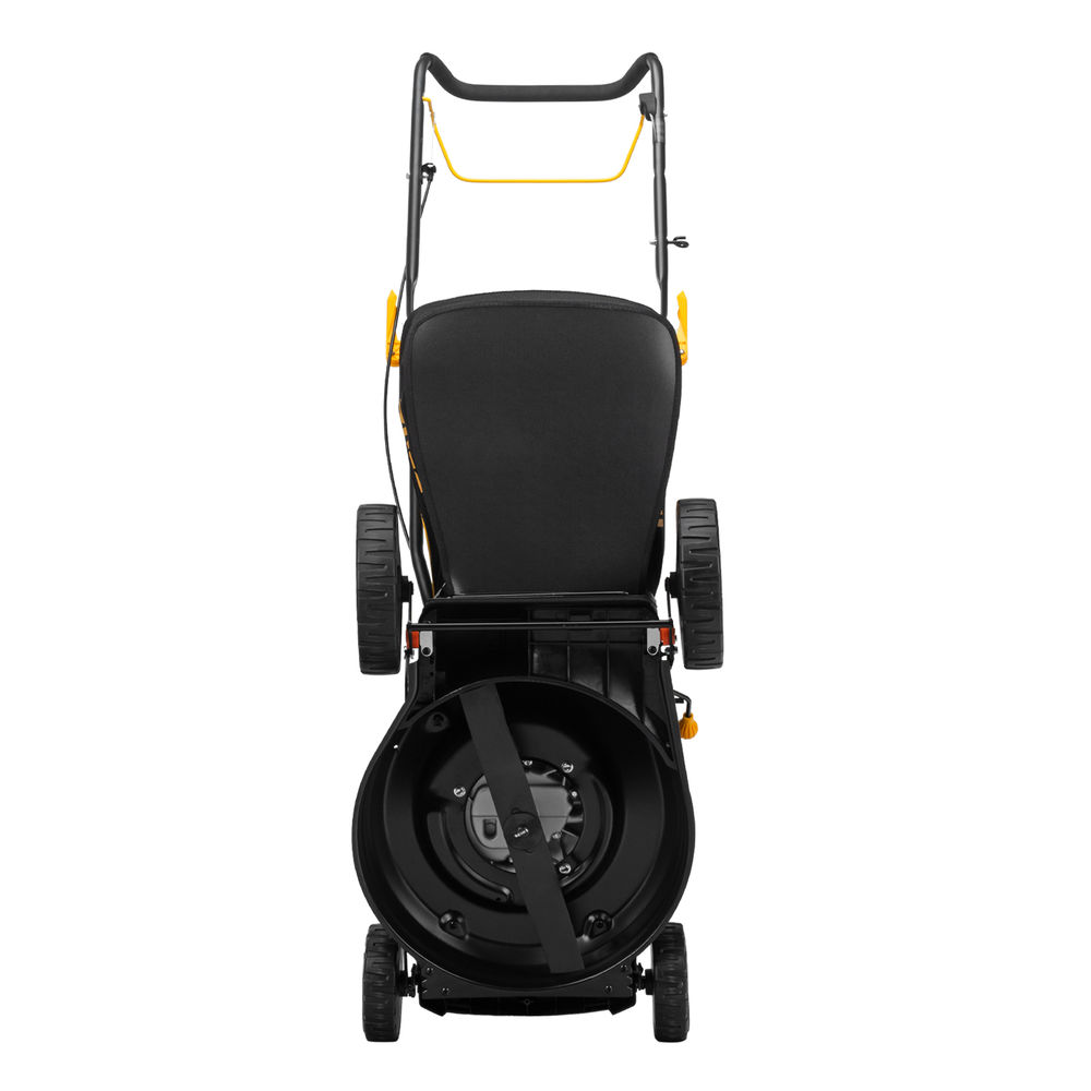 Газонокосилка бензиновая GLD-460, 146 куб.см, ширина 46 см, ручная, 7 уровней, травосборник 50 л Denzel (58802)