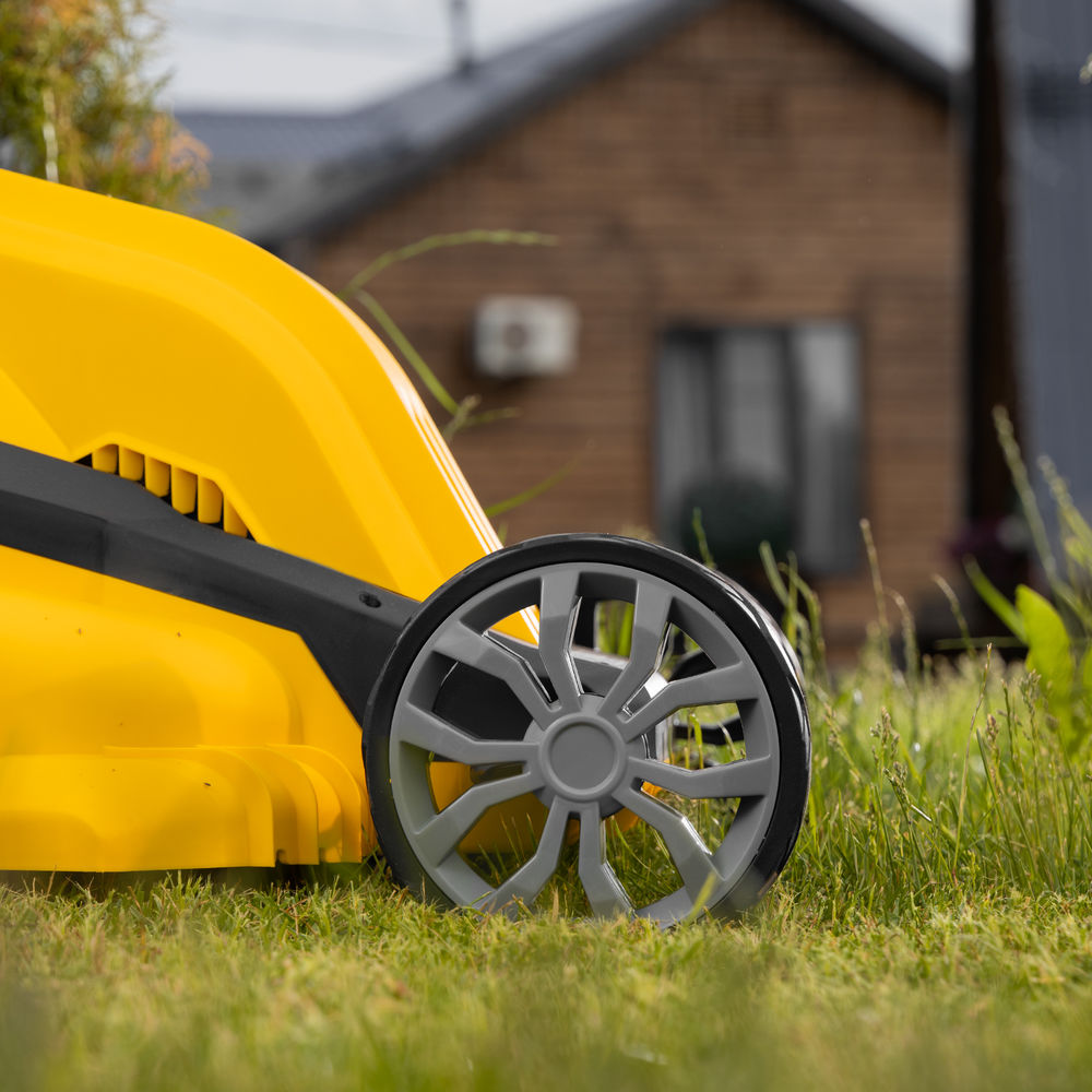 Газонокосилка электрическая GMC-2000, шир. 44см, 2000 Вт, 6 уров., травосб. 45 л Denzel (96630)