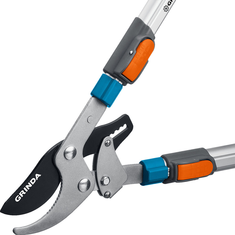 Плоскостной сучкорез TX-980, 645 - 885 мм, высокоуглеродистая сталь, закаленные лезвия, храповый механизм, телескопический, PROLine GRINDA 424515