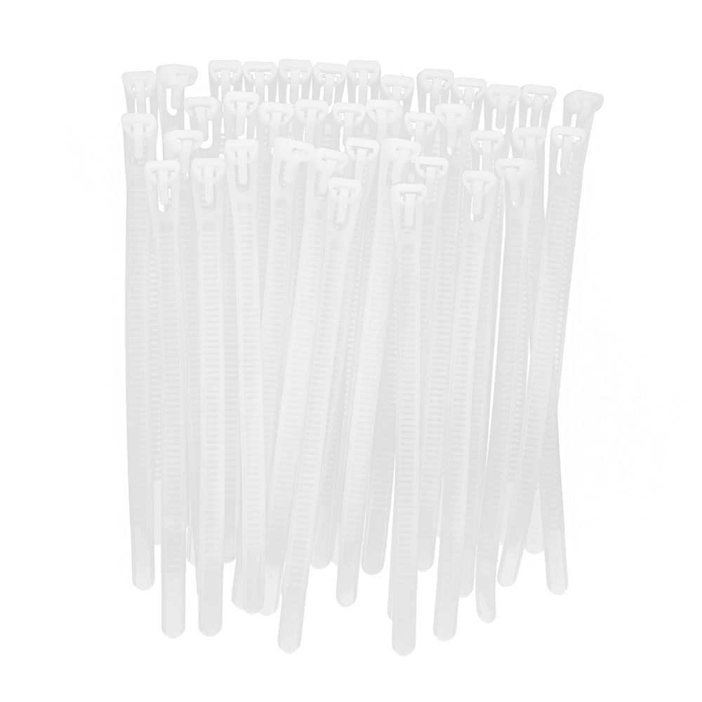 Хомуты многоразовые 150 x 7.2 мм, пластиковые 50 шт Сибртех (45571)