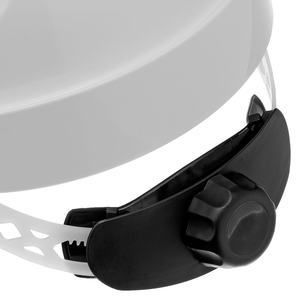 Каска защитная ударопр.«Форвард» (К-05)ABS/PC,комплект со встроен.очк.ОЧК-05 Форвард,белая Denzel (89205)