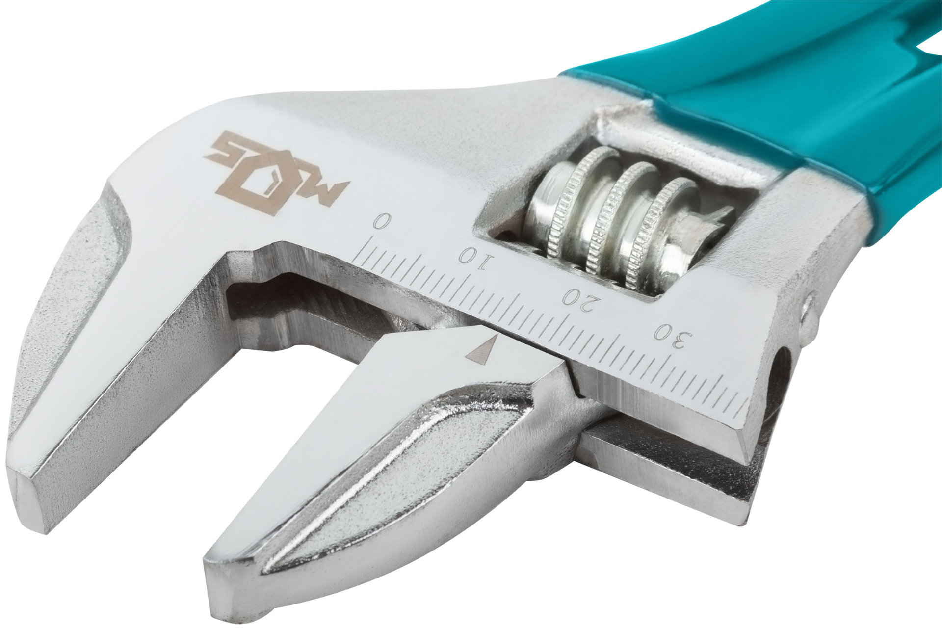 Ключ разводной с тонкими губками, пластиковая накладка на ручку, 150 мм ( 36 мм )