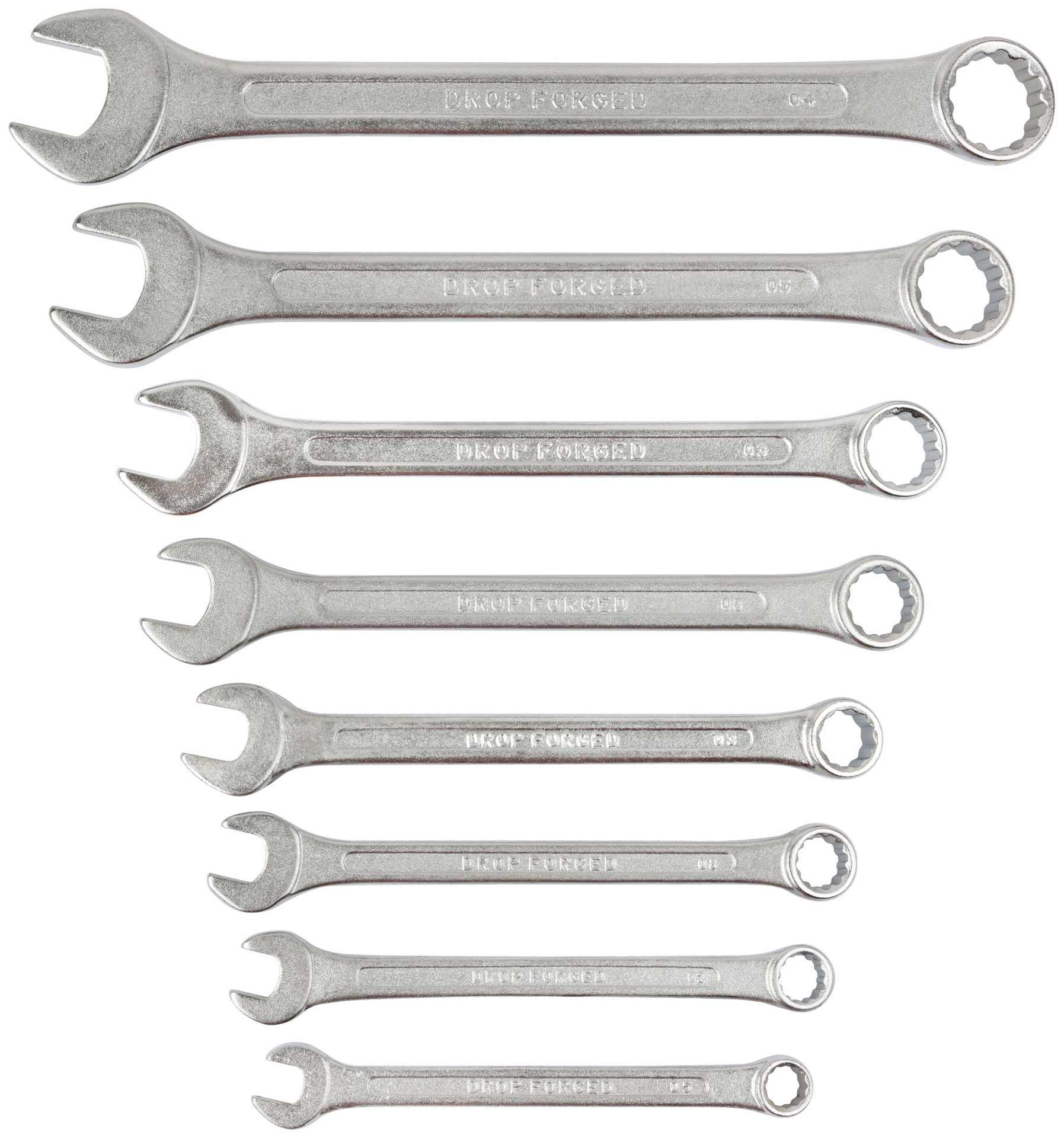 Ключи комбинированные в пластиковом держателе Хард, набор 8 шт. ( 8-19 мм ) (63424)