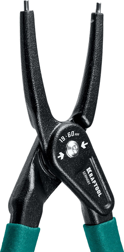 Съемник стопорных колец 180 мм, прямые губки, внутренний KRAFTOOL 22812-1