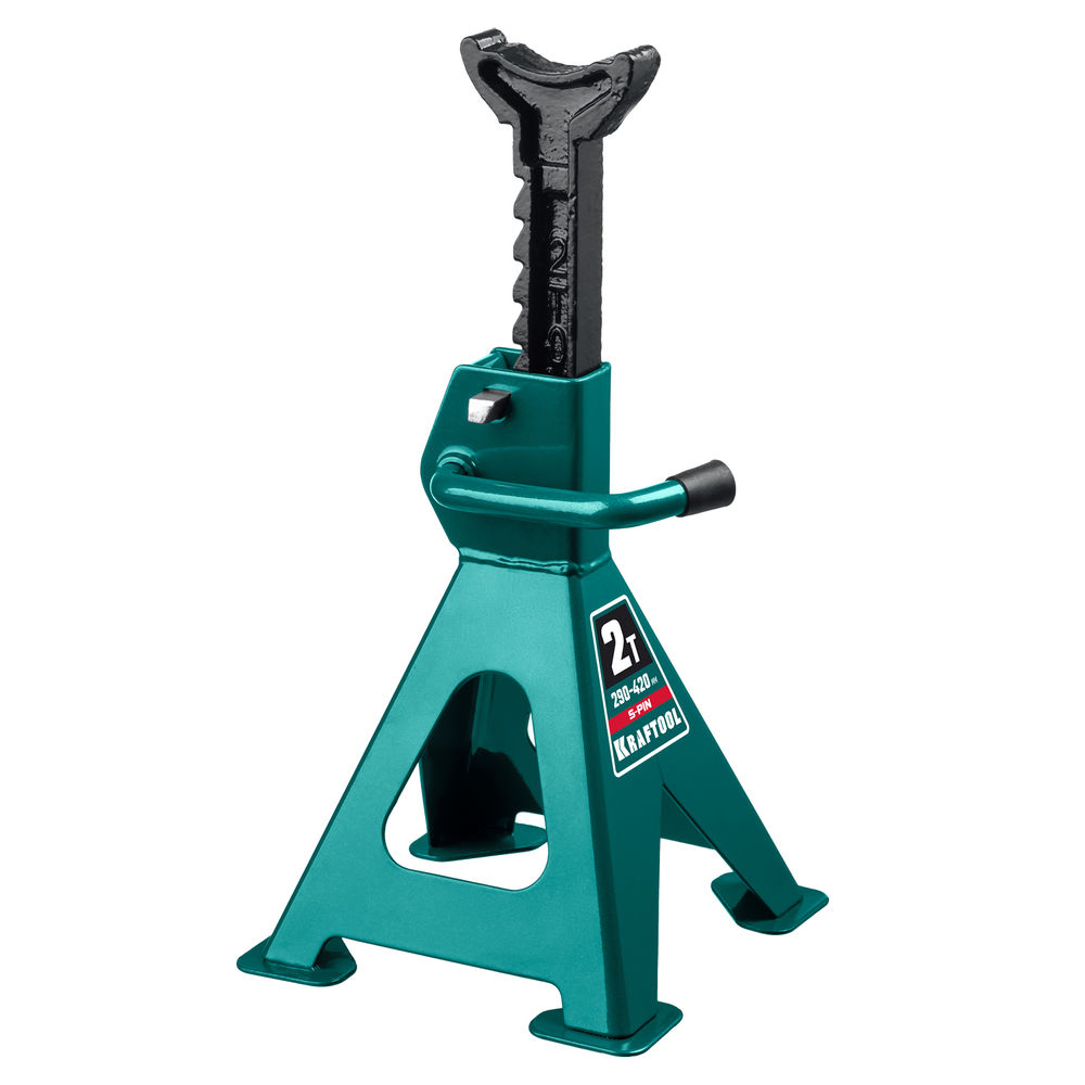 Усиленная страховочная подставка со штифтом S-PIN, 2 т, 290–420 мм KRAFTOOL 43465-2