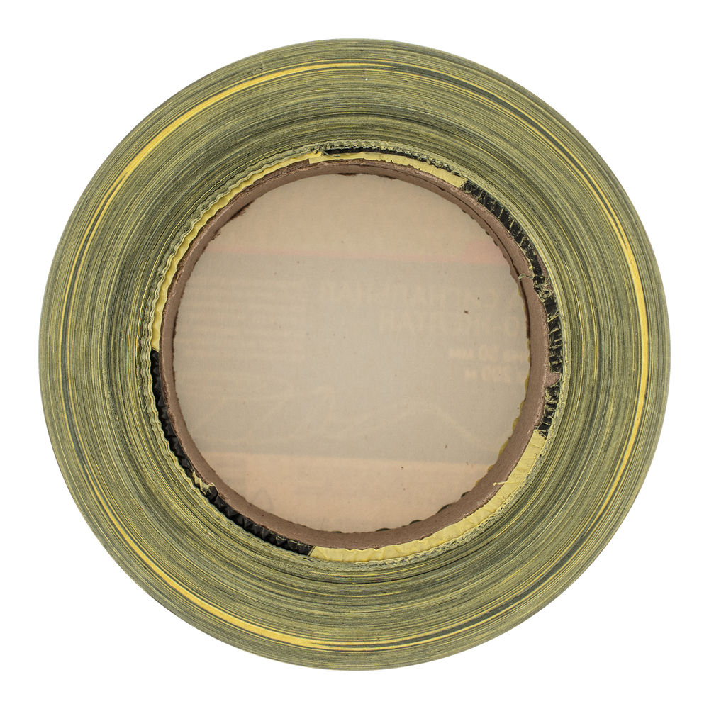 Лента сигнальная, 50 мм х 200 м, черно-желтая Сибртех (89033)