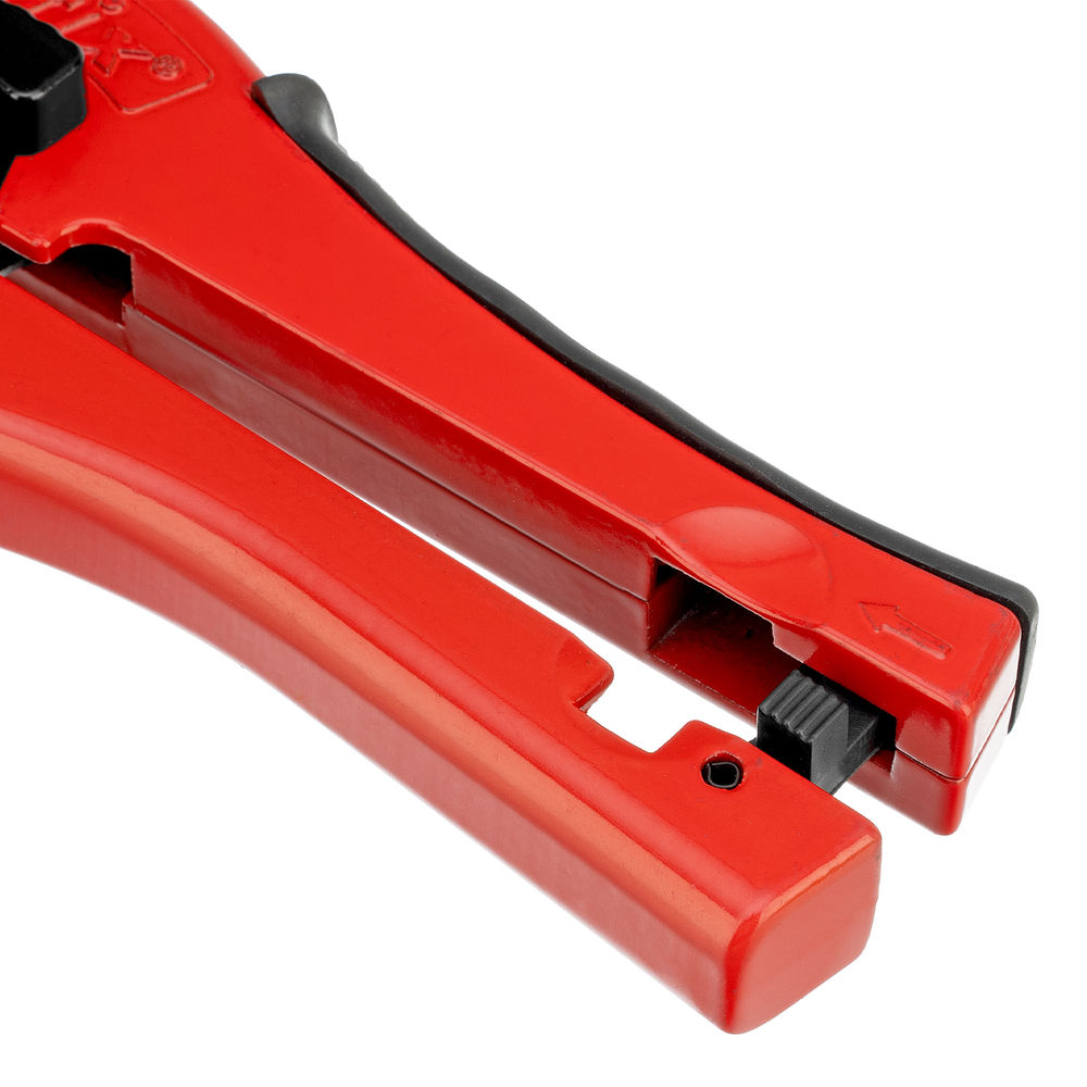 Ножницы для резки изделий из ПВХ, D до 42 мм, обрезиненная опорная рукоятка, порошковое покрытие рукояток Matrix (78412)