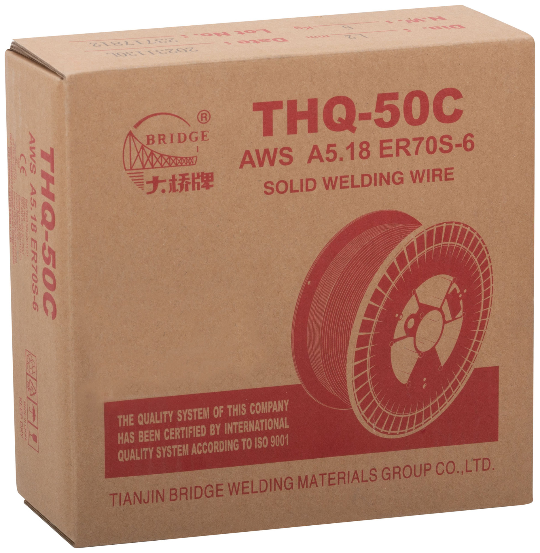 Проволока сварочная омедненная THQ-50C Bridge 1,2 мм (катушка 15 кг) (81753)