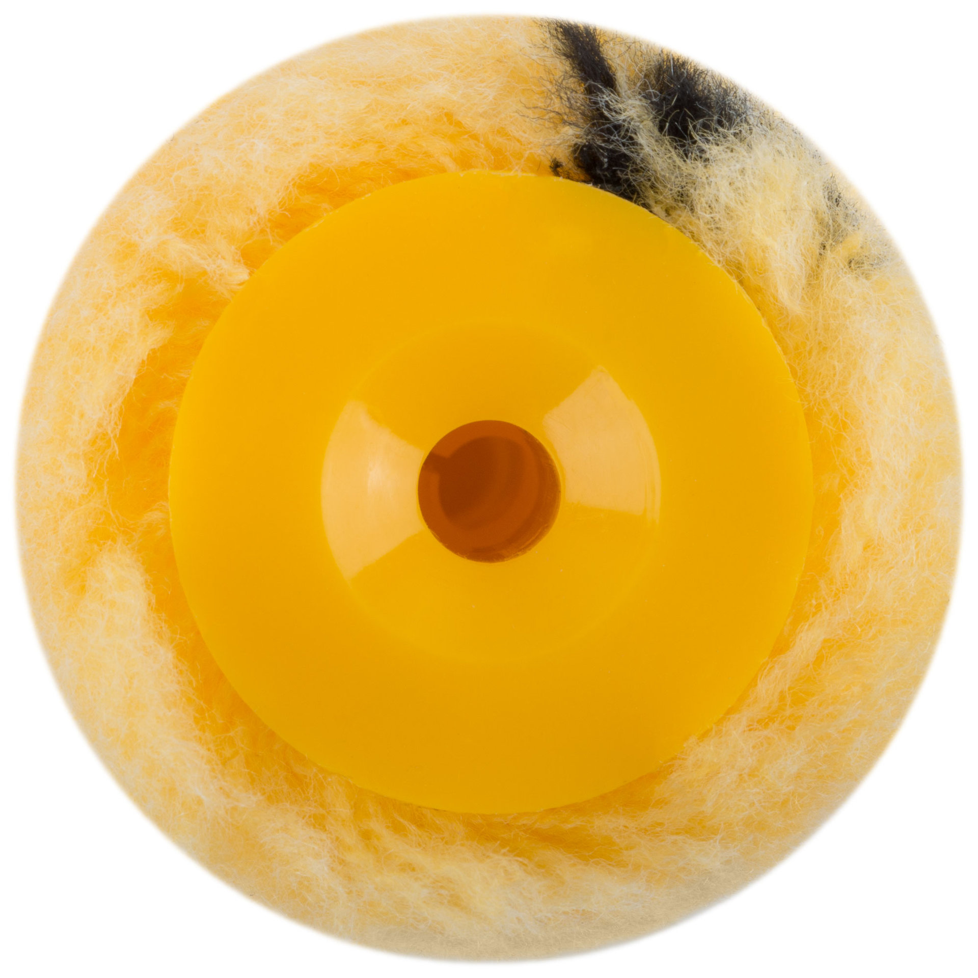 Ролик сменный полиакриловый бежевый с черной полосой миди, диам. 30/51 мм; ворс 10,5 мм, 100 мм (02627)