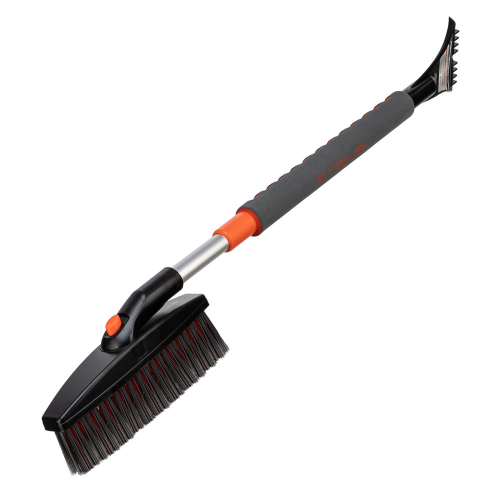 Щетка-сметка для снега со скребком телескопическая Stels (55313)