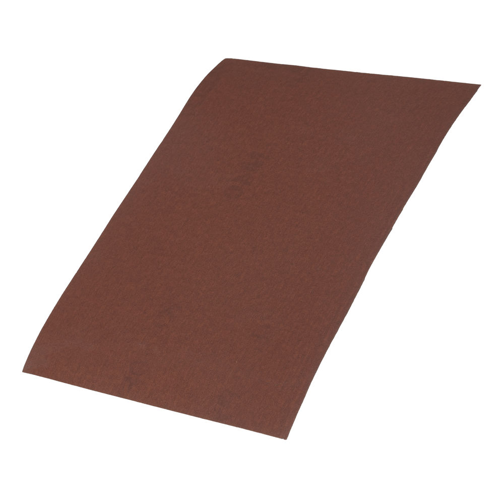 Шлифлист на тканевой основе, зернистость №0, 240 х 170 мм, 10 шт, водостойкий, БАЗ (75650)