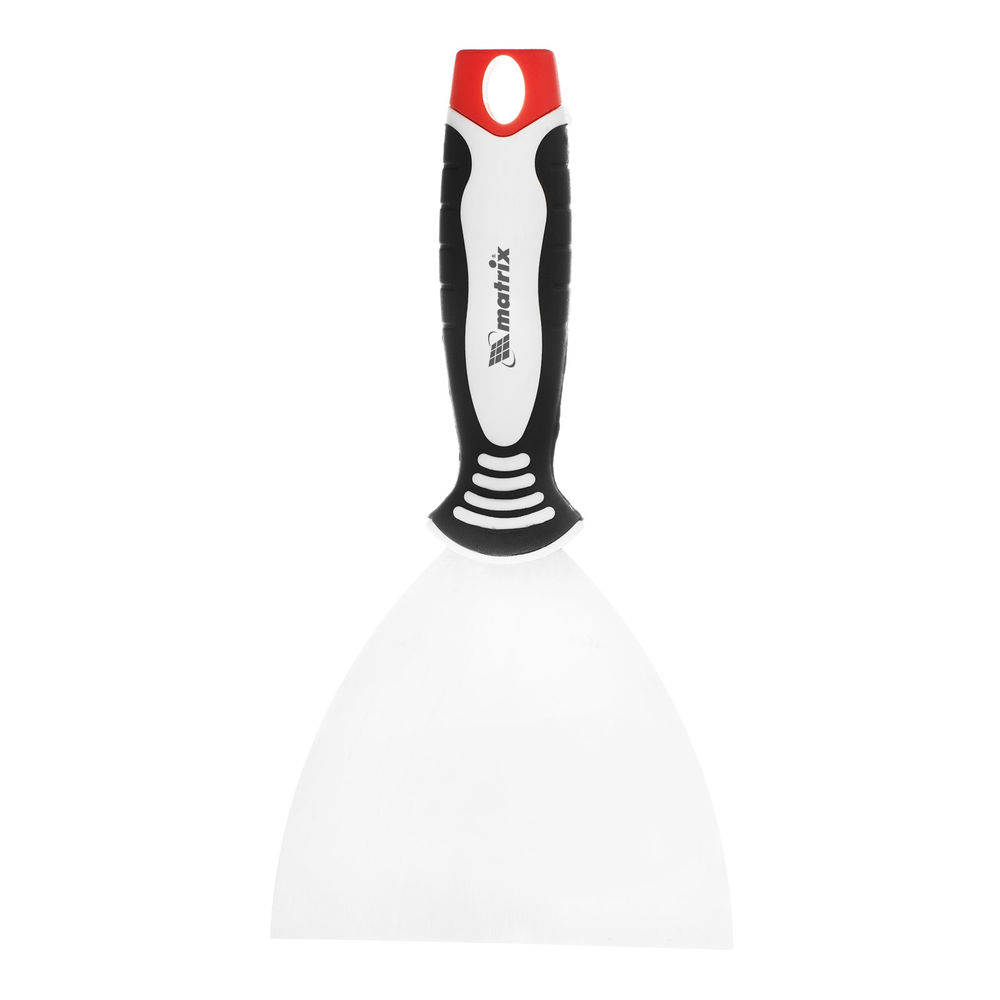 Шпательная лопатка из нержавеющей стали, 120 мм, трехкомпонентная ручка Matrix (85537)
