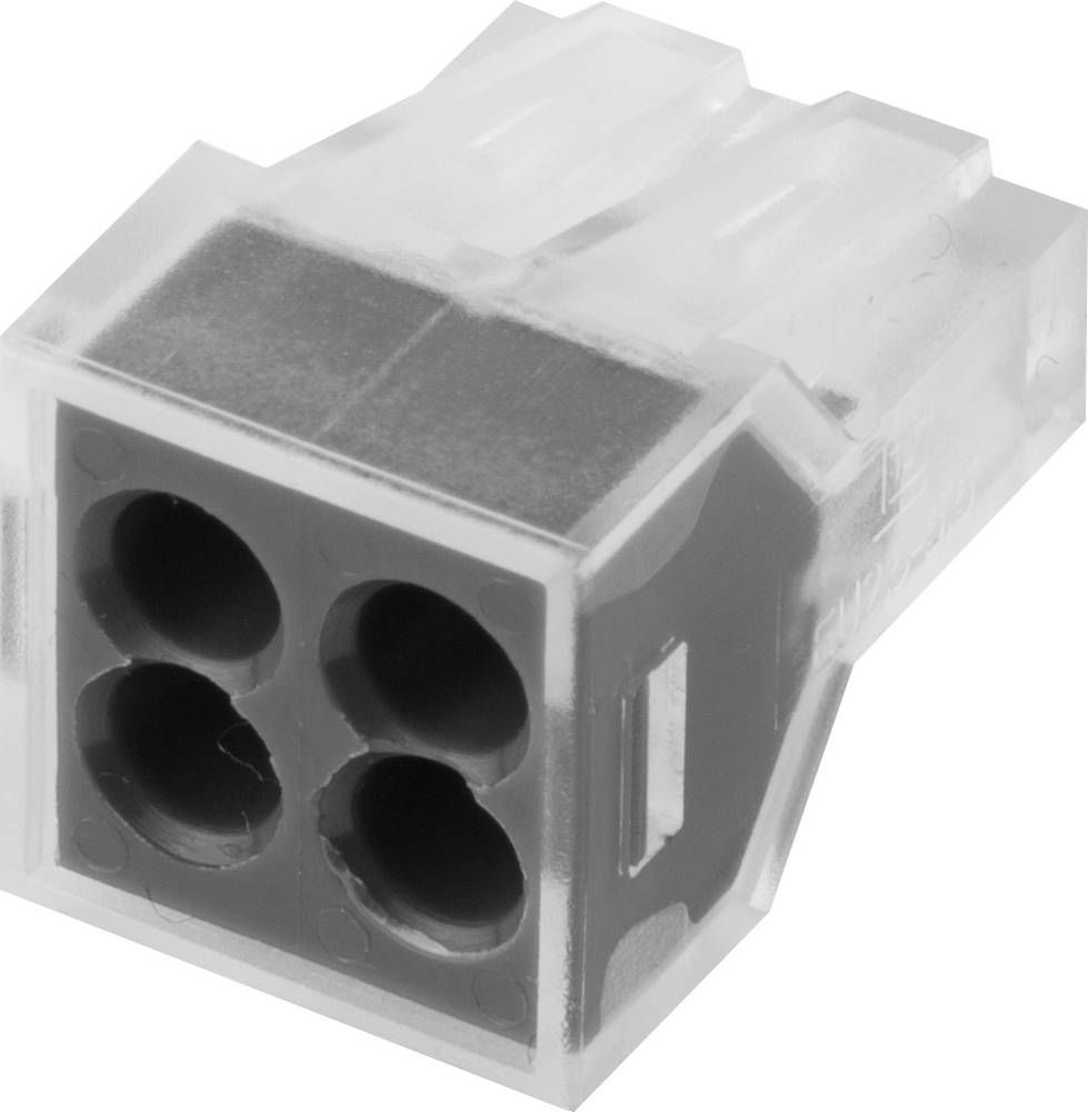 Соединительная 4-х проводная клемма 400 В, 24 А, 0.75 - 2.5 мм2, 2 шт СВЕТОЗАР 49170-4