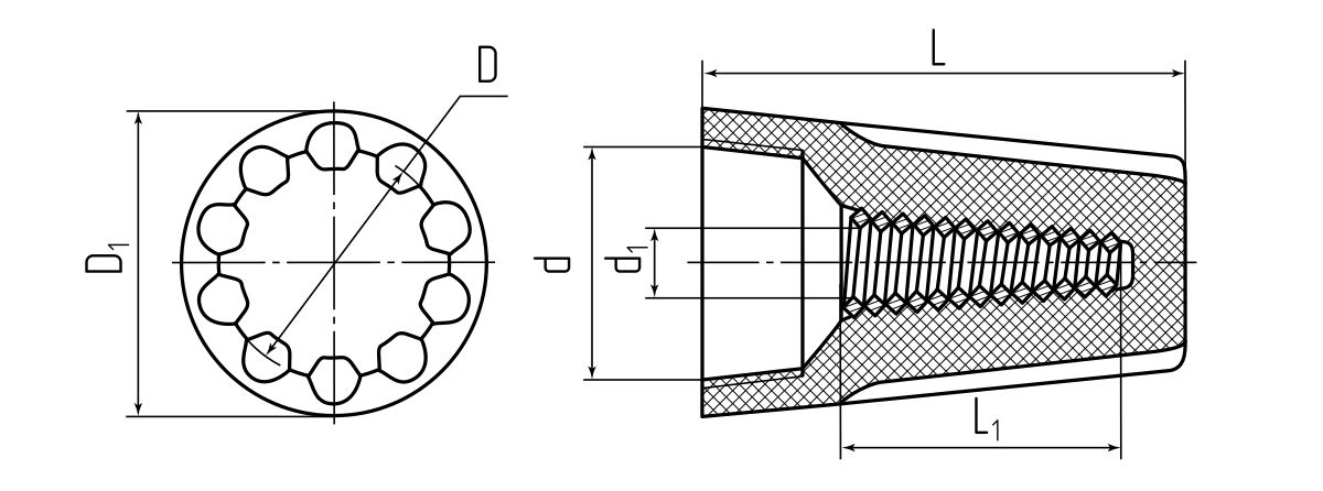 Соединительный изолирующий зажим СИЗ-1 (КВТ) (79495)