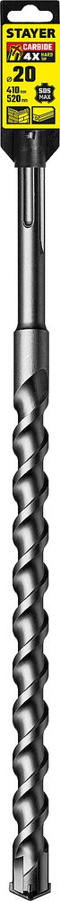 Бур SDS-max Professional Hercules-4Х STAYER 20x410/520 мм 29370-410-20  