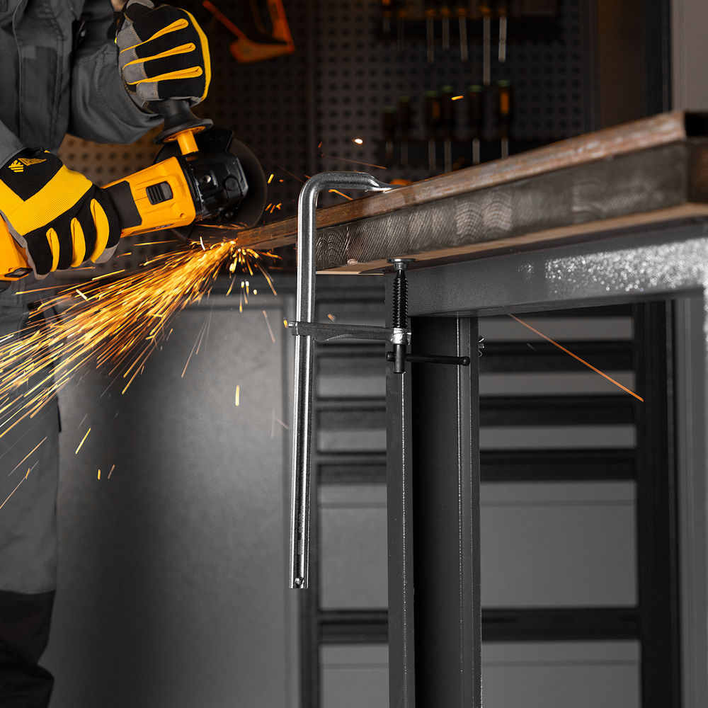 Струбцина F-образная, 80x300мм, кованая Denzel (20466)