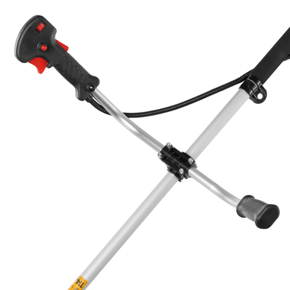 Триммер бензиновый DTS-33, 33 см3, неразъемная штанга, состоит из 2 частей Denzel (962115)