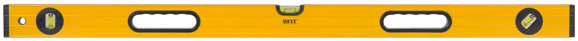 Уровень Янтарь, 3 глазка, ручки, усиленный корпус, фрезер. рабочая грань, шкала 1000 мм (18164)