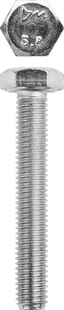 Болт M10 x 70 мм, кл. пр. 5.8, цинк, 5 кг, ГОСТ 7798-70 ЗУБР 303080-10-070