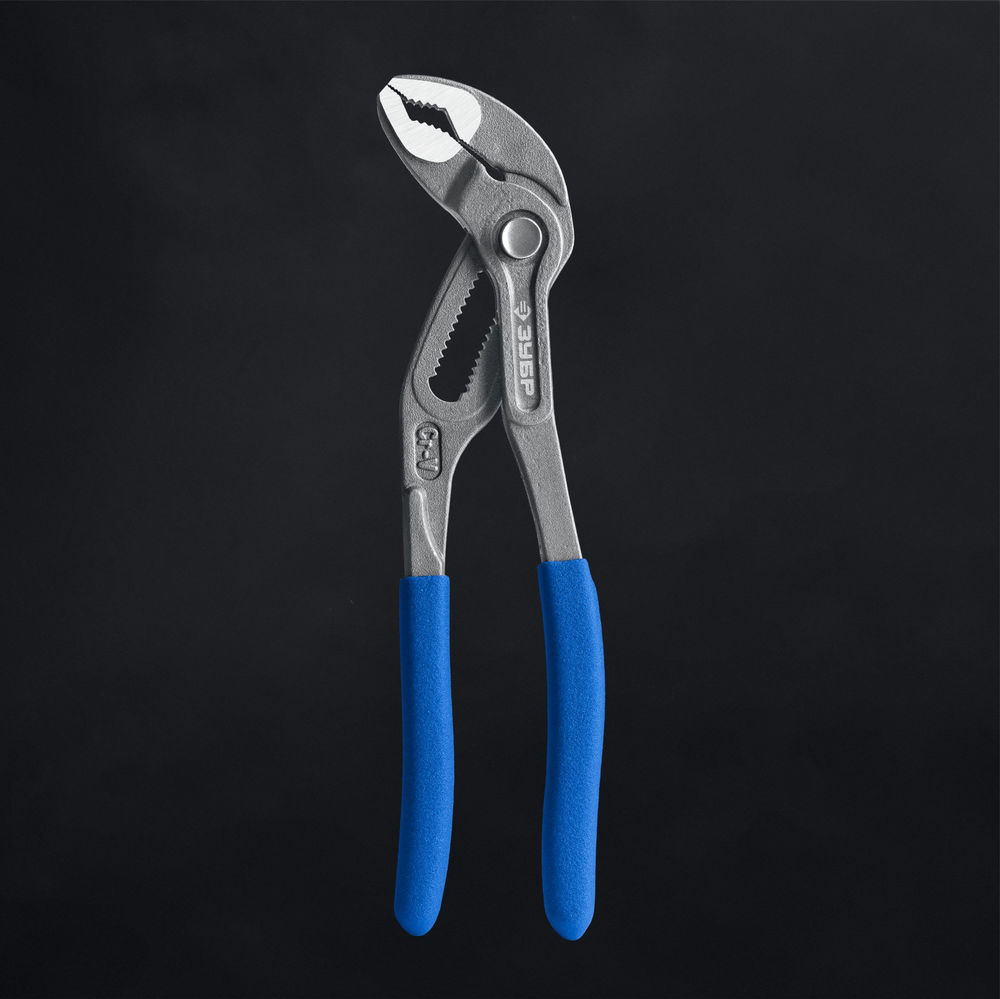 Клещи переставные с быстрым перемещением 180 мм, захват 42 мм, CrV ЗУБР Профи 22441-18