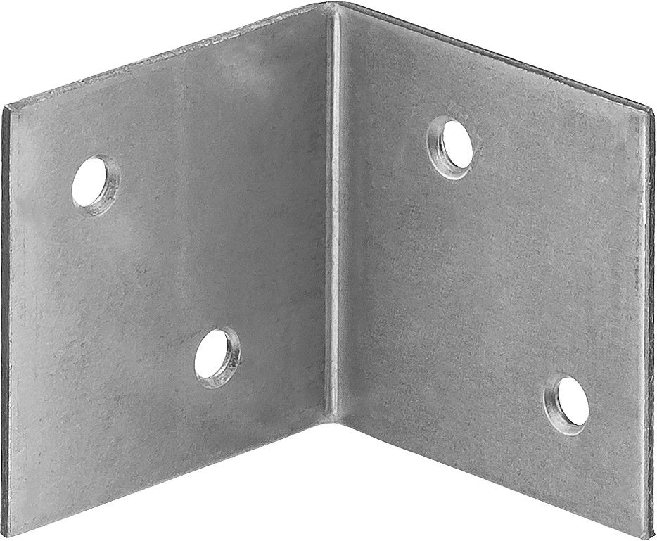 Широкий мебельный уголок 40 x 40 x 40 x 1.5 мм белый цинк ЗУБР УМШ-1.5 31034-40