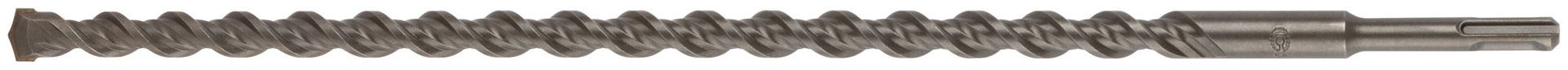 Бур по бетону CUTOP, Profi Plus - двойная спираль, три пылеотводящие кромки, 16 x 460 мм (49-16460)