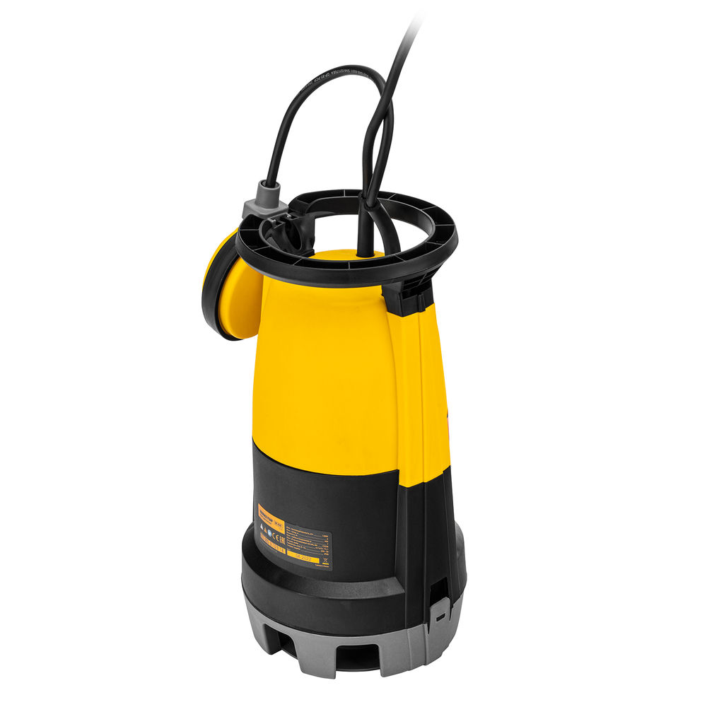 Дренажный насос для чистой и грязной воды DP450S, 450 Вт, напор 6 м, 12000 л/ч Denzel (97267)