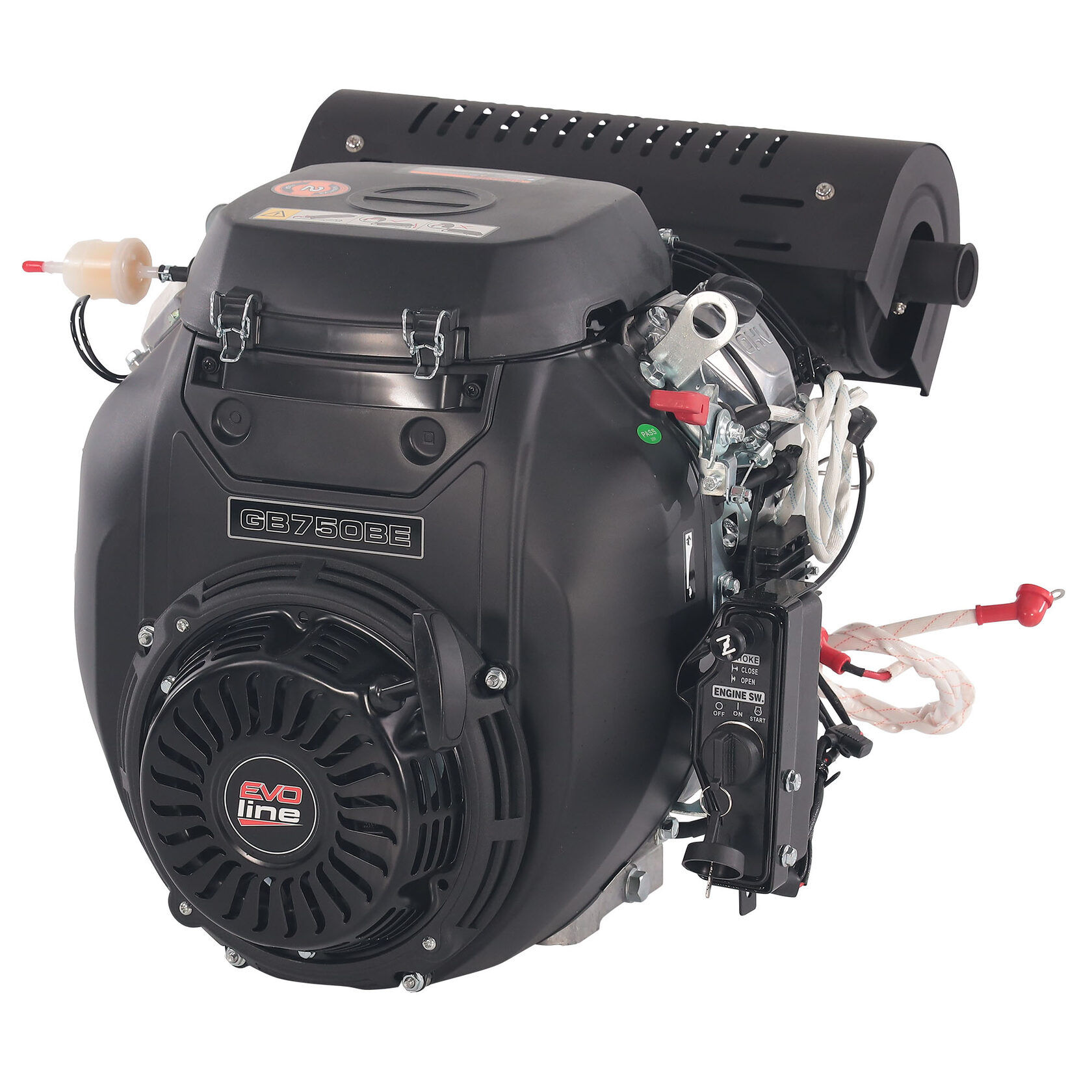 Двигатель бензиновый EVOline GB 750 BE 25,4 мм 4500 rpm (произведено Zongshen)