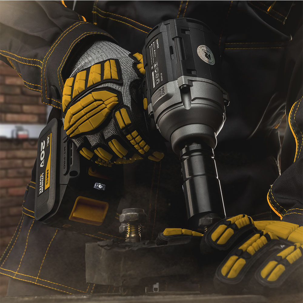 Гайковерт ударный аккумуляторный RUNTEC PRO 1/2, 20В, 2*4Ач, 500Нм, RUNTEC, RT-IW500