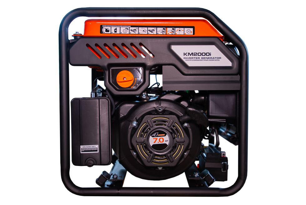 Генератор бензиновый инверторный 2,0 кВт 220В 12 л с электростартером TOR KM2000i (1025973)
