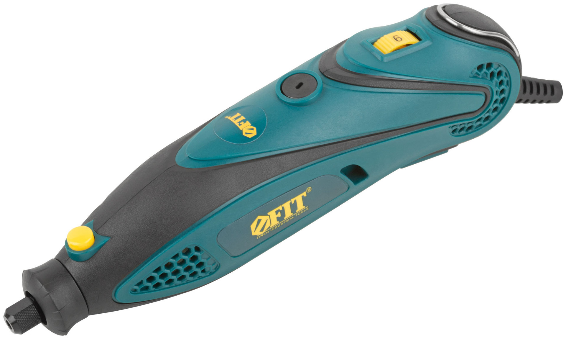 Гравировальная машина 135 Вт; 10000-32000 об/мин; 2,4/3,2 мм; БС щеток; набор насадок ; пластик. кейс (80595)