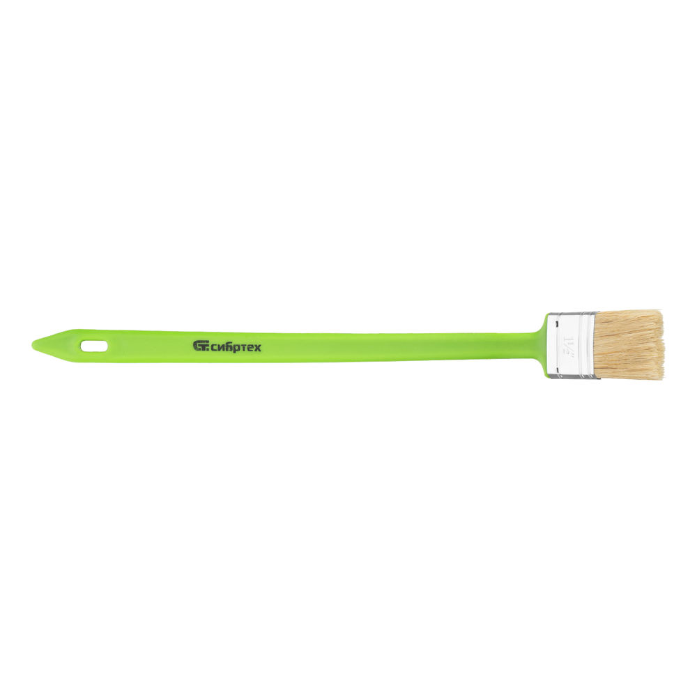 Кисть радиаторная 36 мм, натуральная щетина, пластиковая ручка Сибртех (83856)