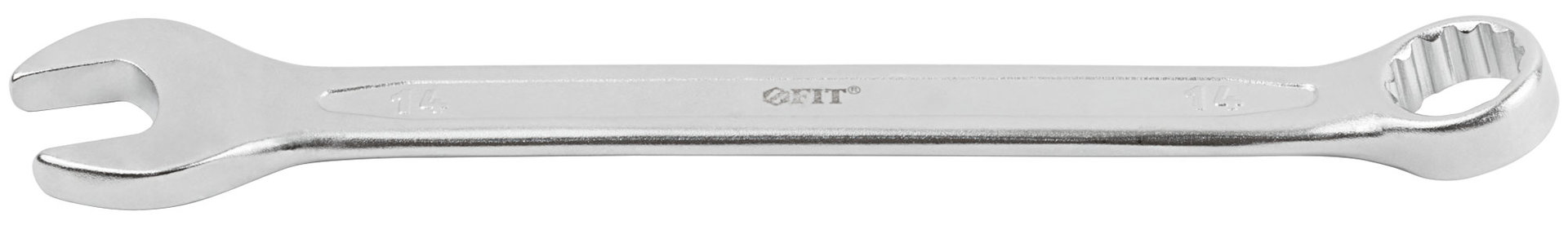 Ключ комбинированный усиленный Гранд, CrV, холодный штамп 14 мм